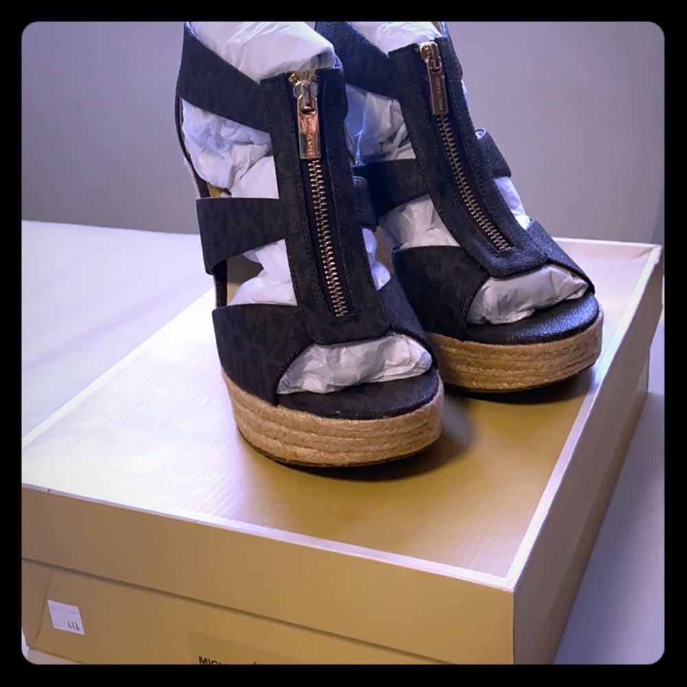 Michael Kors - Damita wedge sandals.